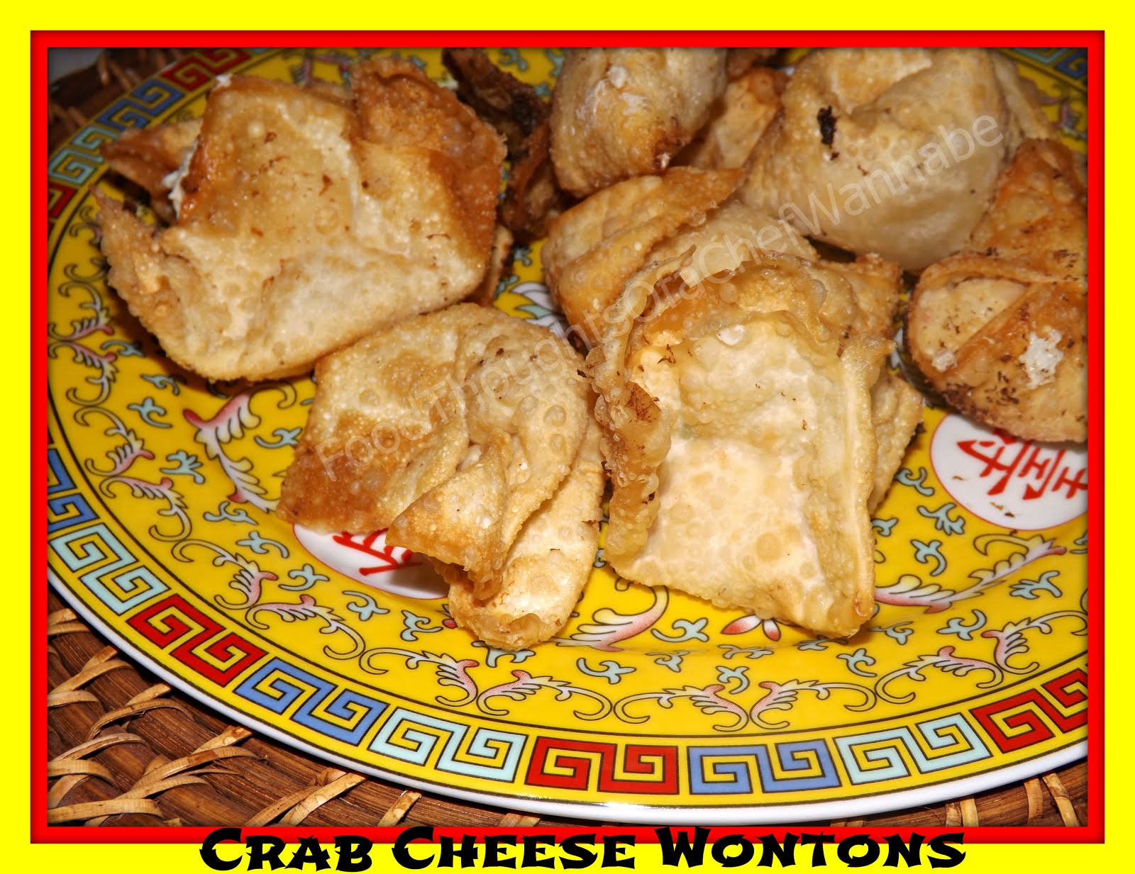 FoodThoughtsOfaChefWannabe Crab Cheese Wontons