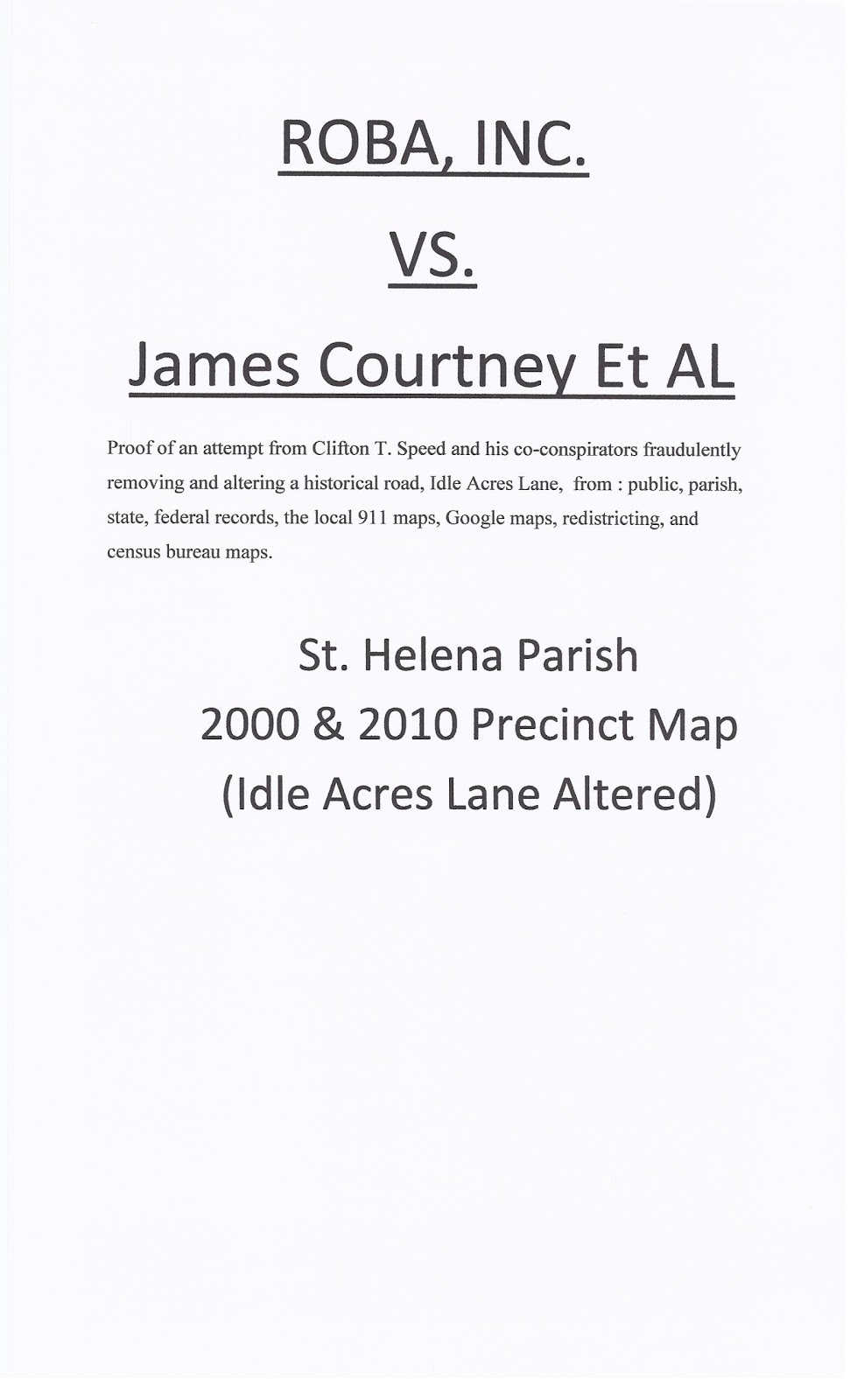 to CALA's Blog! 2000 & 2011 Redistricting Maps of St. Helena