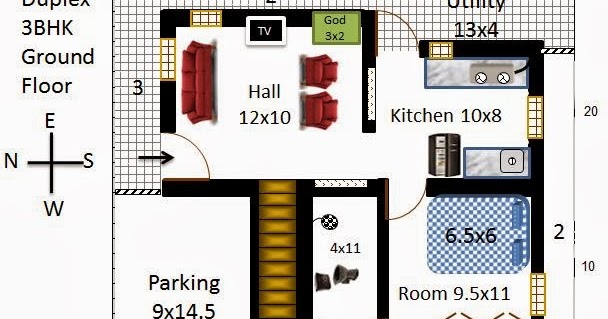 My Little Indian Villa 13 R6 2 Houses In 30x30 West Facing