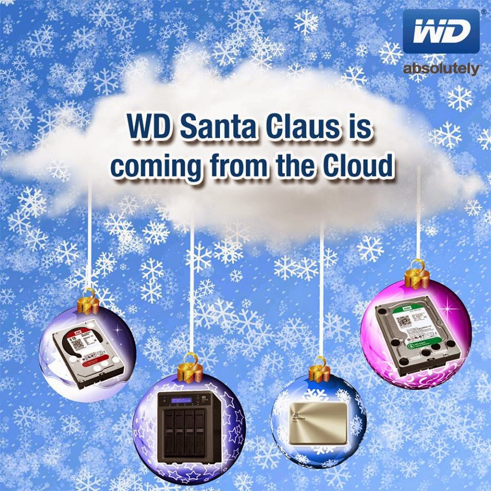 WD launches Santa Claus is coming from the Cloud Facebook Timeline Contest! WD Santa Claus is coming from the Cloud