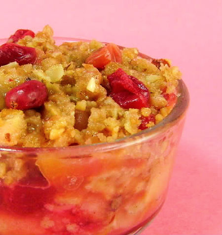 Gluten-Free Cran-Apple Crisp