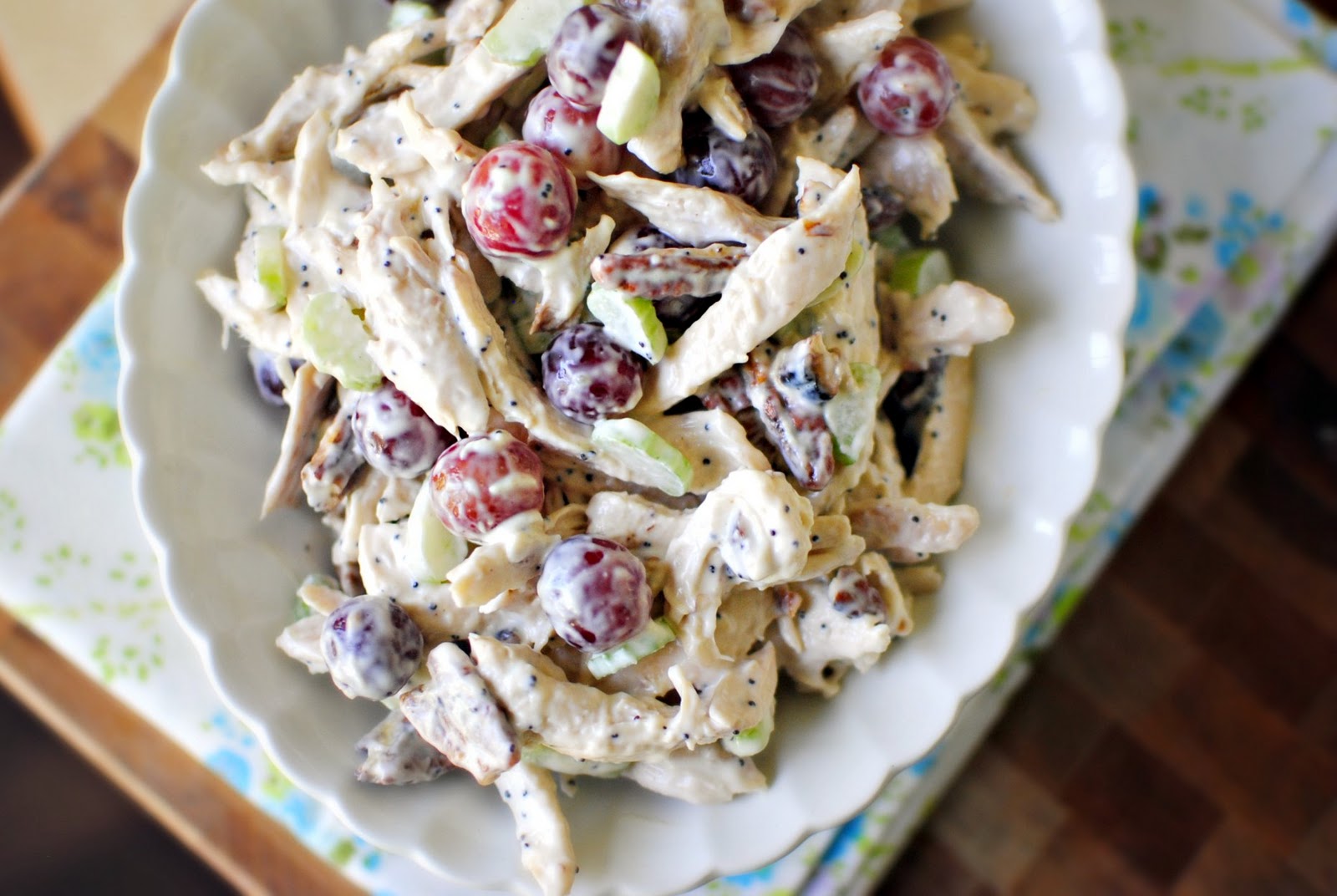 Simply Scratch Chicken Salad with Grapes + Pecans Simply Scratch