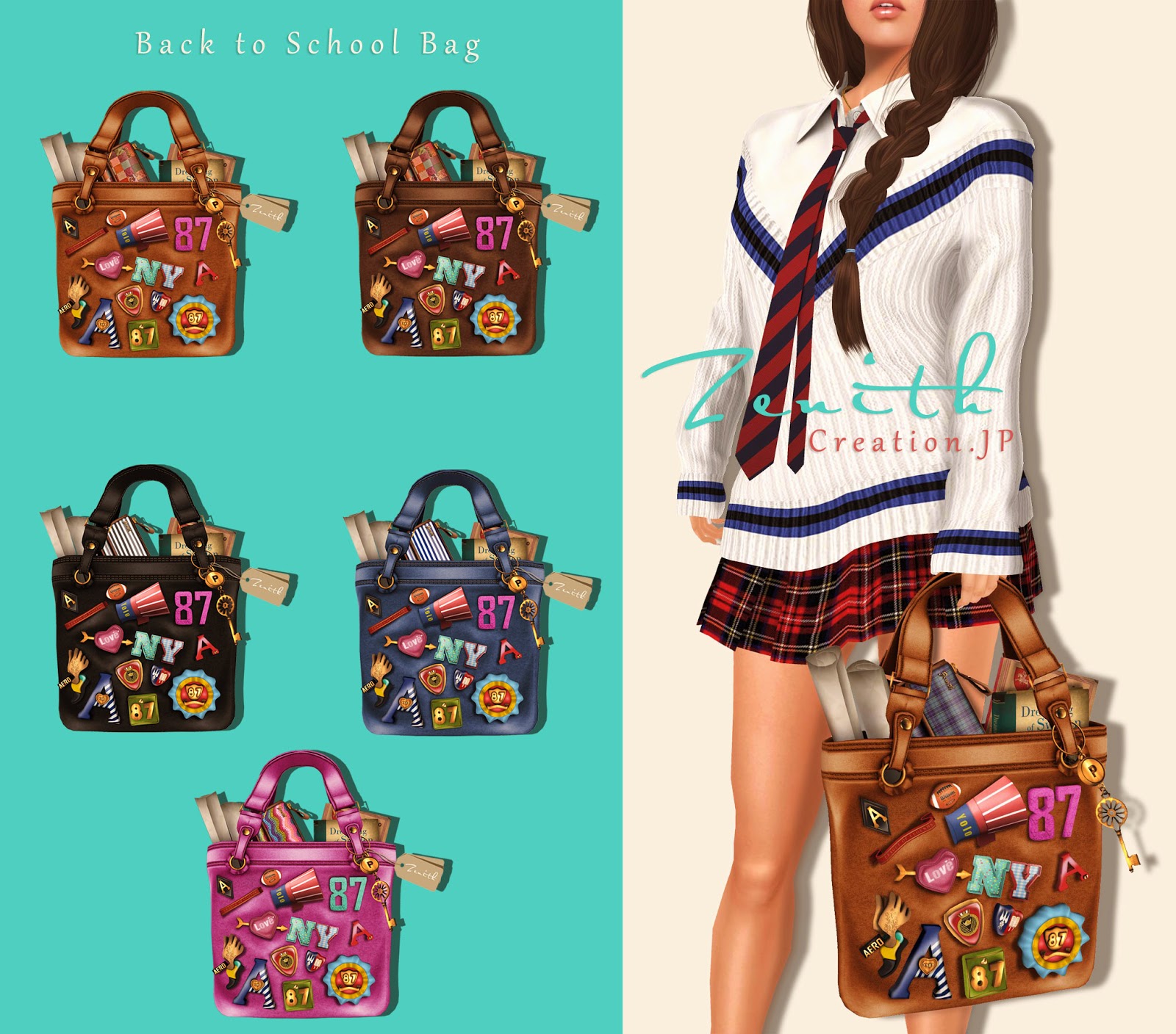 zenith school bag