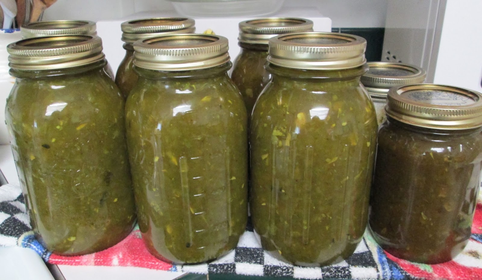 Scene Through My Eyes Pickle Relish made with Zucchini