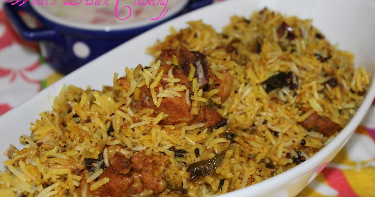 Kachi Mutton Biryani in a rice cooker