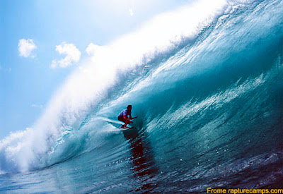 Surfing at Padang Padang is top