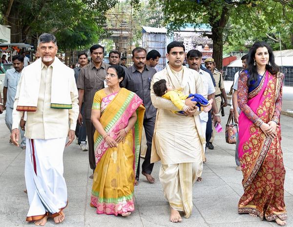 Nara Lokesh and Brahmani's Son Annaprasana - Saree Blouse Patterns