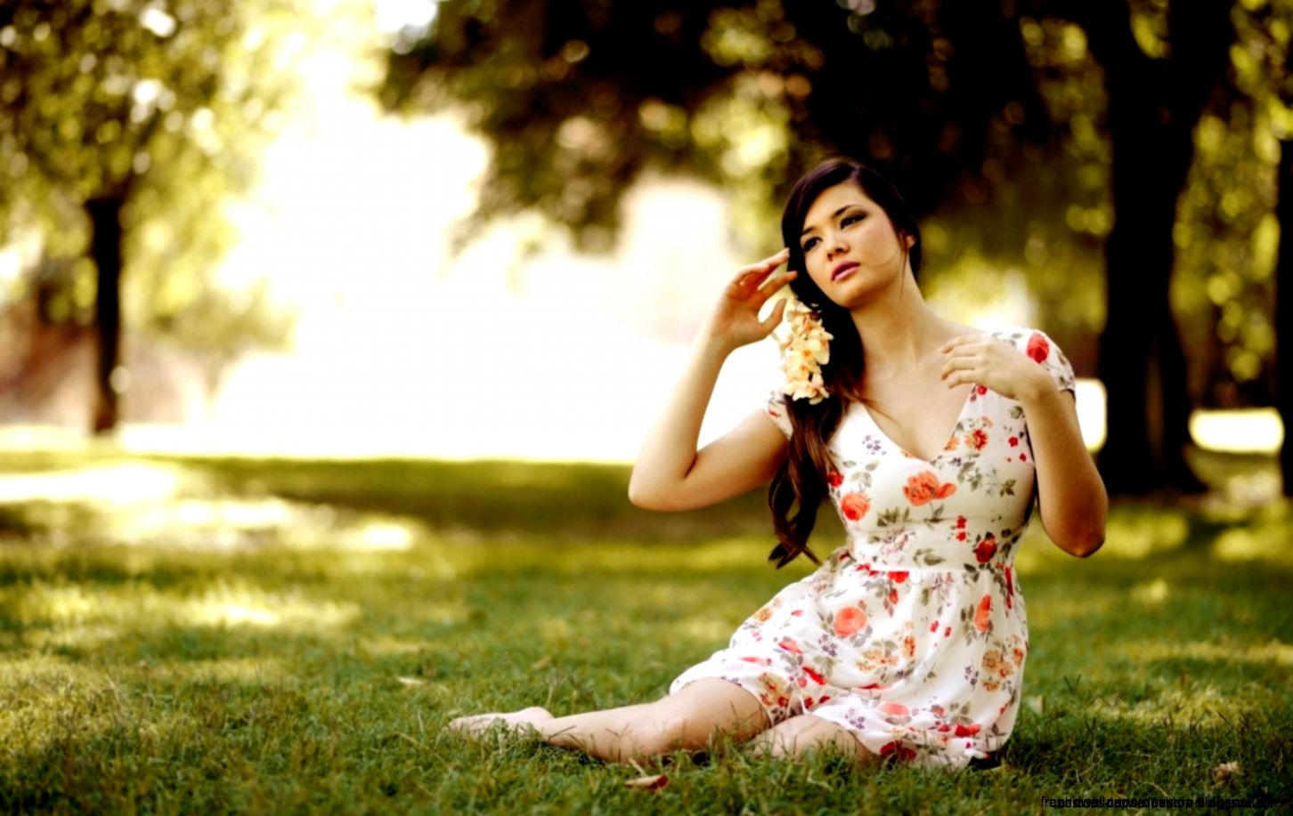 Girl Forest Dress Red Fashion Hd Wallpaper Best Desktop Wallpapers Girl Forest Dress Red Fashion Hd Wallpaper Best Desktop Wallpapers