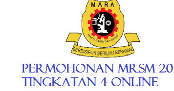 Permohonan Mrsm 2016 Tingkatan 4 Online Junablogg