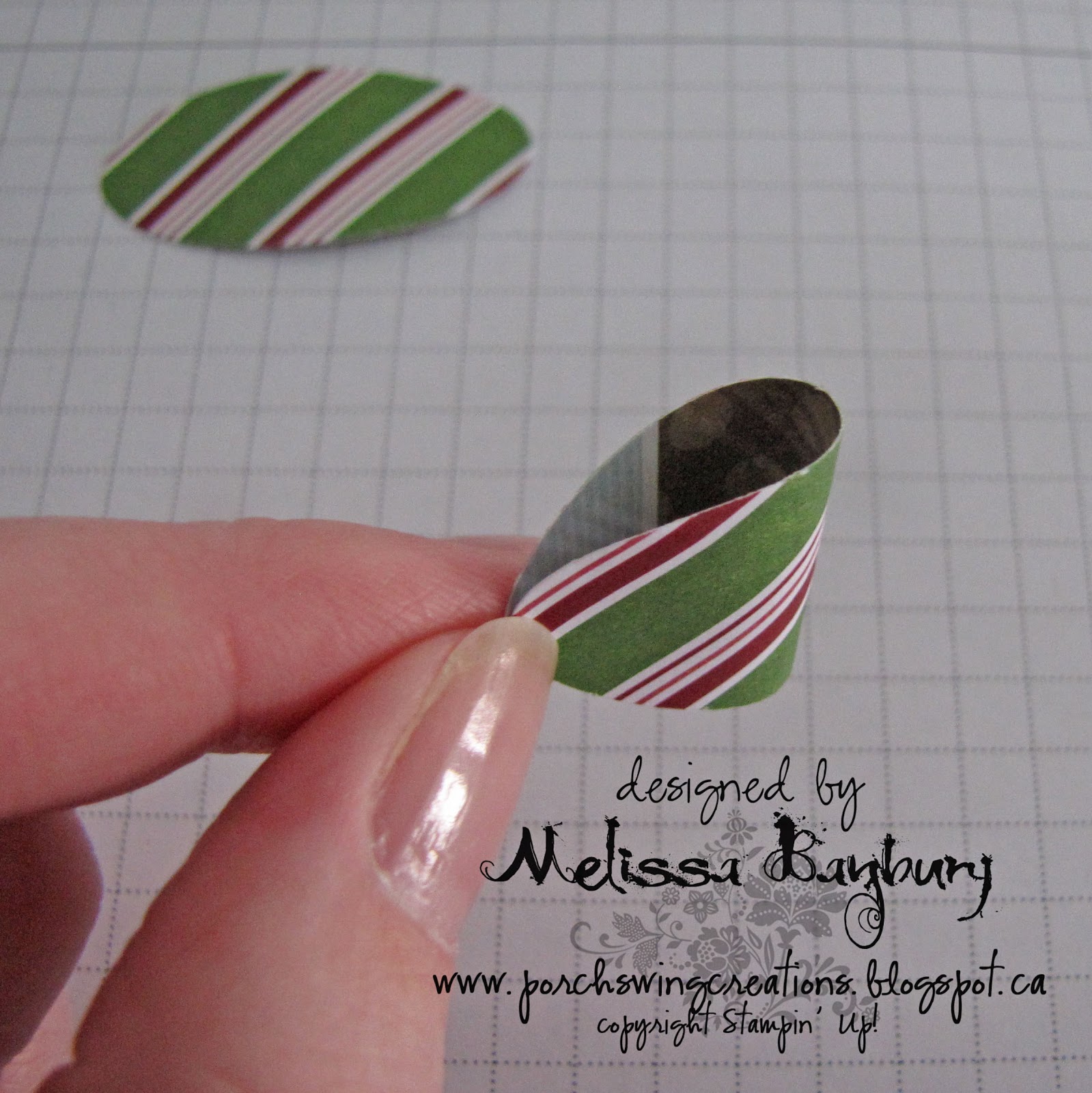 Using the handle of a stylus tool or pen, gently wrap each of the oval ...