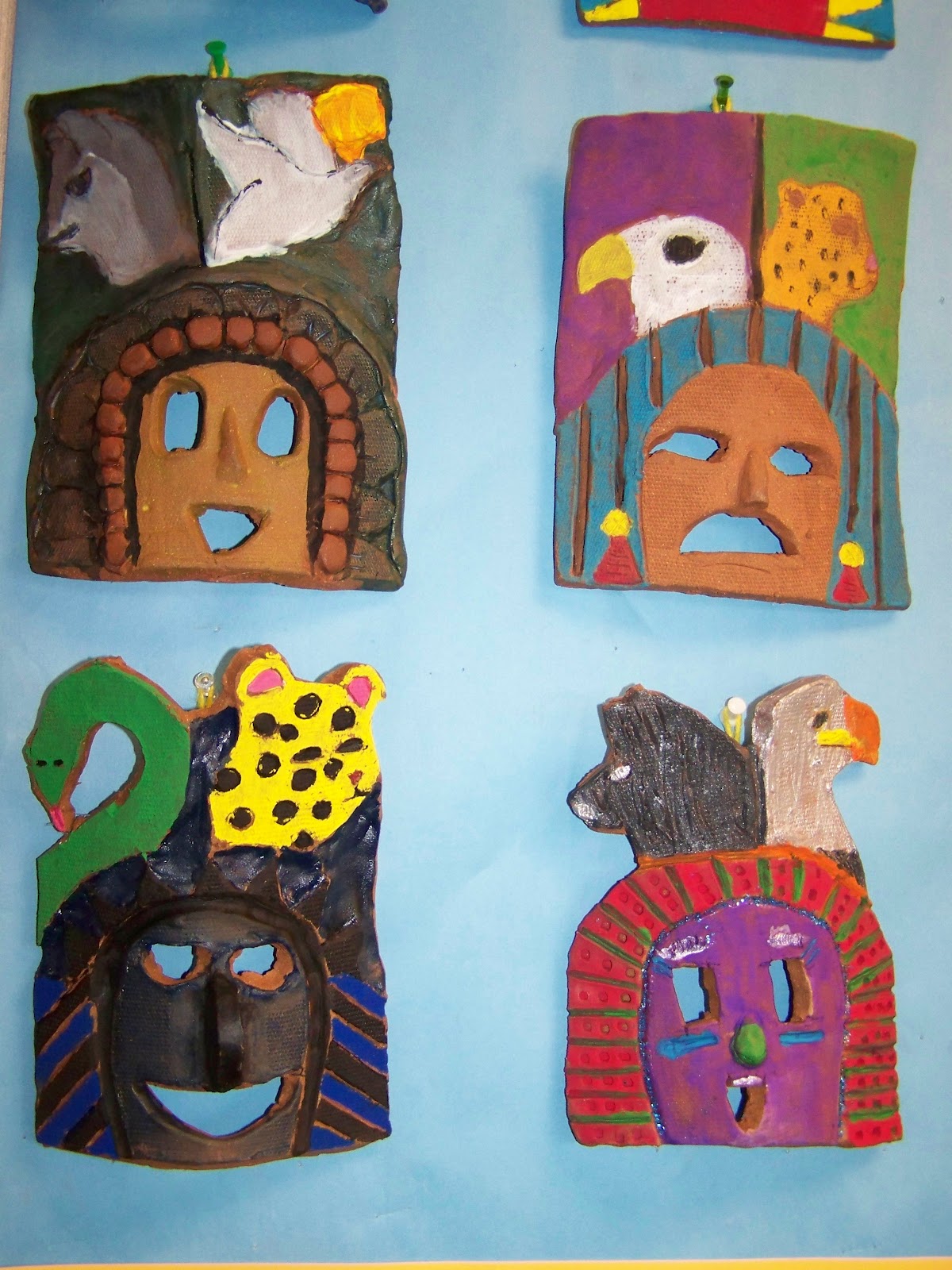 Principles of Heart Back to Work with Mayan Masks