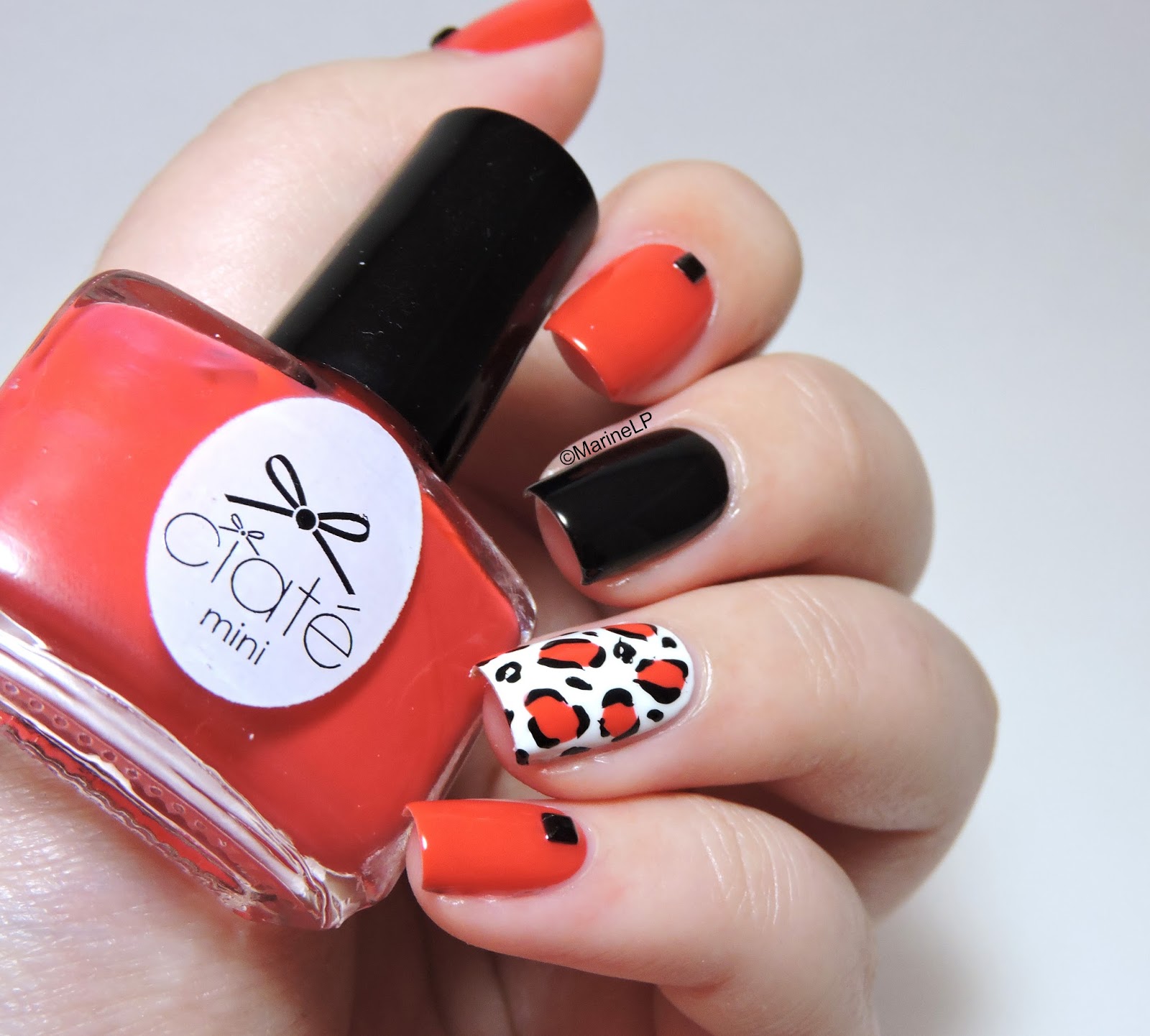 Leopard accent nail Marine Loves Polish and More...