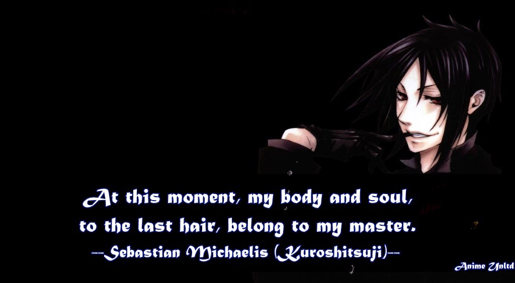 My Anime Review Black Butler Quotes