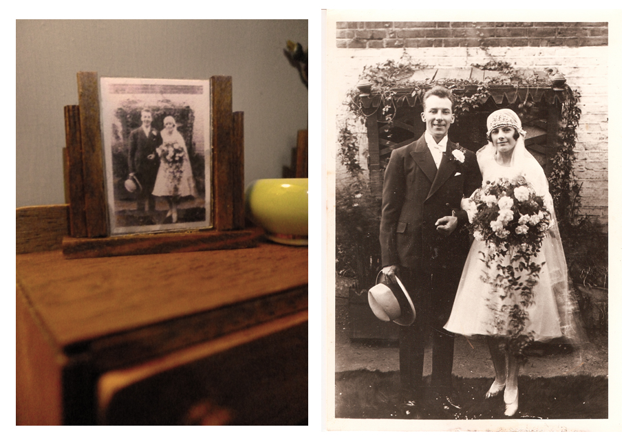1940s wedding picture frames 