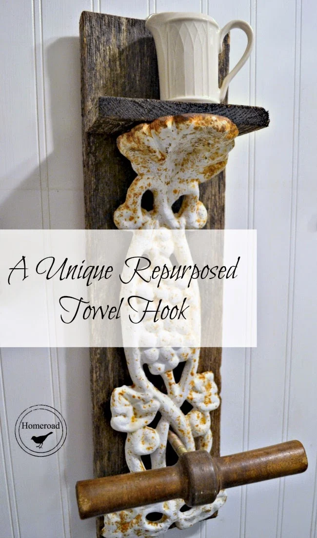  a unique repurposed towel hook www.homeroad.net