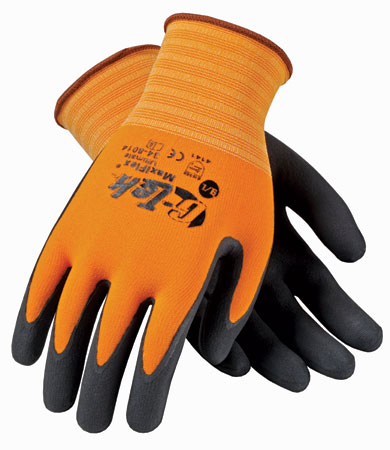 Safety Yellow SBK_SAF_HVZ_YEL_M StoneBreaker High-Viz Pro Medium Work Glove
