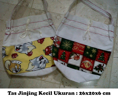 Tas Jinjing Kecil : 26x20x6 cm