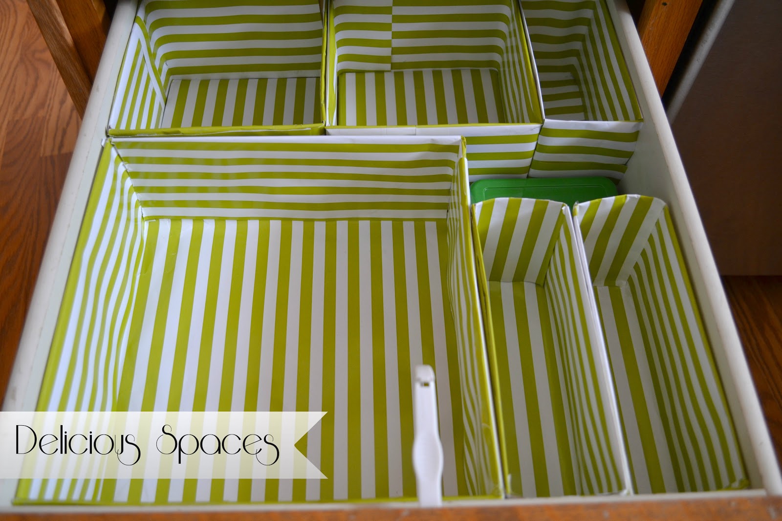 Delicious Spaces DIY Kitchen Drawer Dividers for the Kids