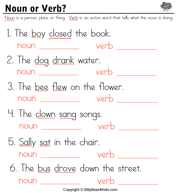 Noun And Verb Worksheet grade 1 sle worksheets on nouns verbs and adjectives Noun And Verb Worksheet grade 1 sle worksheets on nouns verbs and adjectives