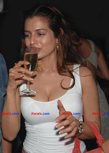 Amisha Patel drinking Pic1 - Amisha Patel Drinking Pics