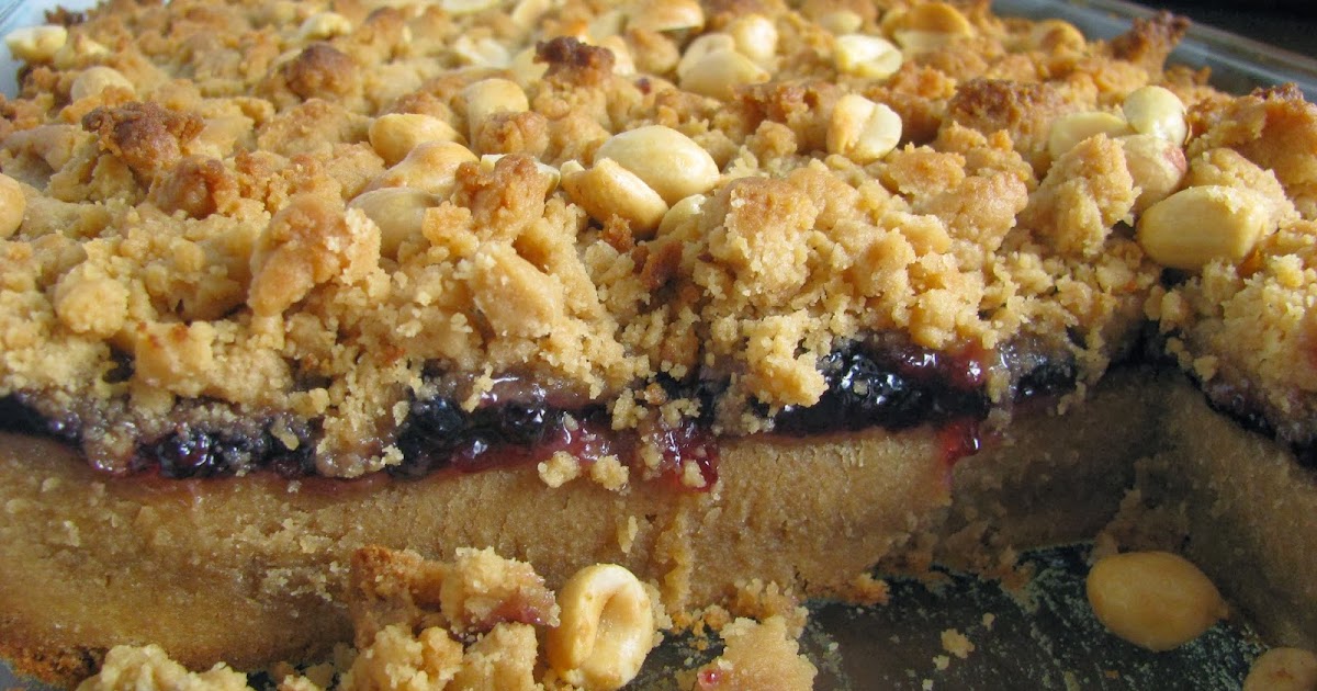 Good Eats by Janae Peanut Butter and Jelly Bars Recipe