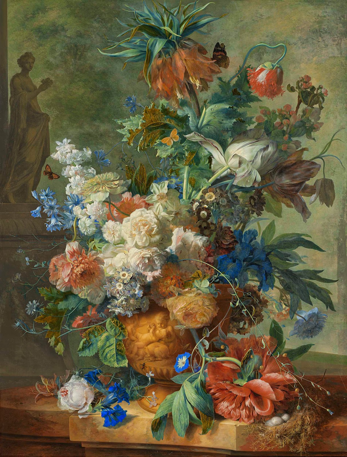 Jan van Huysum Still life with flowers (1723)