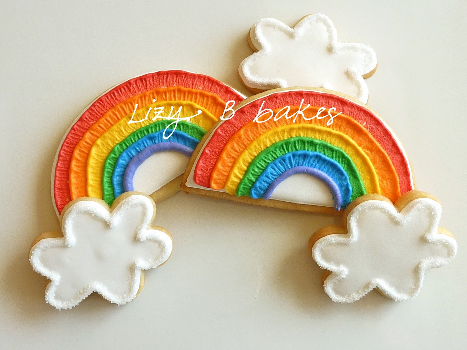 Lizy B Brushed Rainbow Cookies!