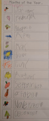 A Place Called Kindergarten: Months of the Year