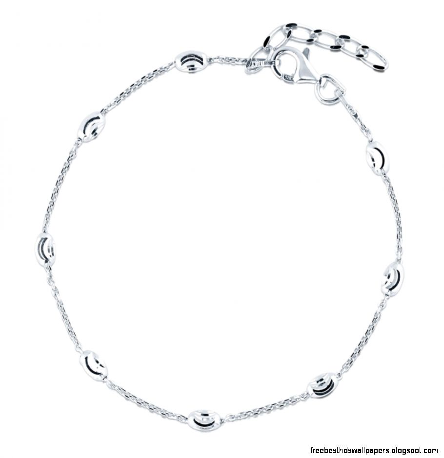 Sterling Silver Fashion Oval Moon Chain Bracelet BC057 S Sterling Silver Fashion Oval Moon Chain Bracelet BC057 S