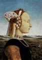 Retrat de Battista Sforza.“L’esposa virtuosa”.