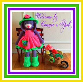 Pippa the Purple Bunny Doll Pattern© By Connie Hughes Designs©