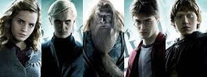 Harry,Rony,Mione,Dumbledore e Draco
