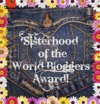 Sisterhood Of The World Bloggers Award