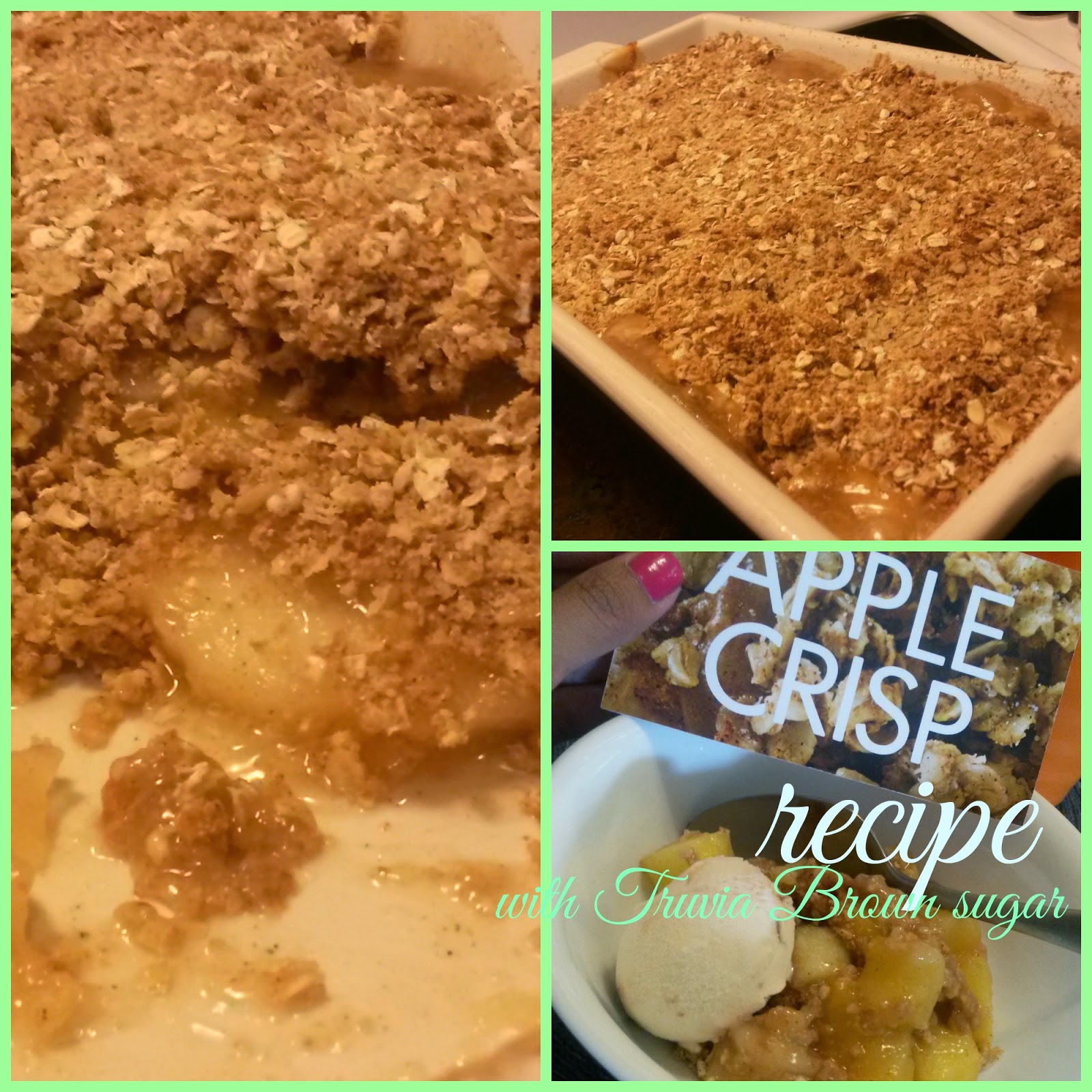 The Sweet Cuisinera Apple Crisp with Truvia Brown Sugar Blend
