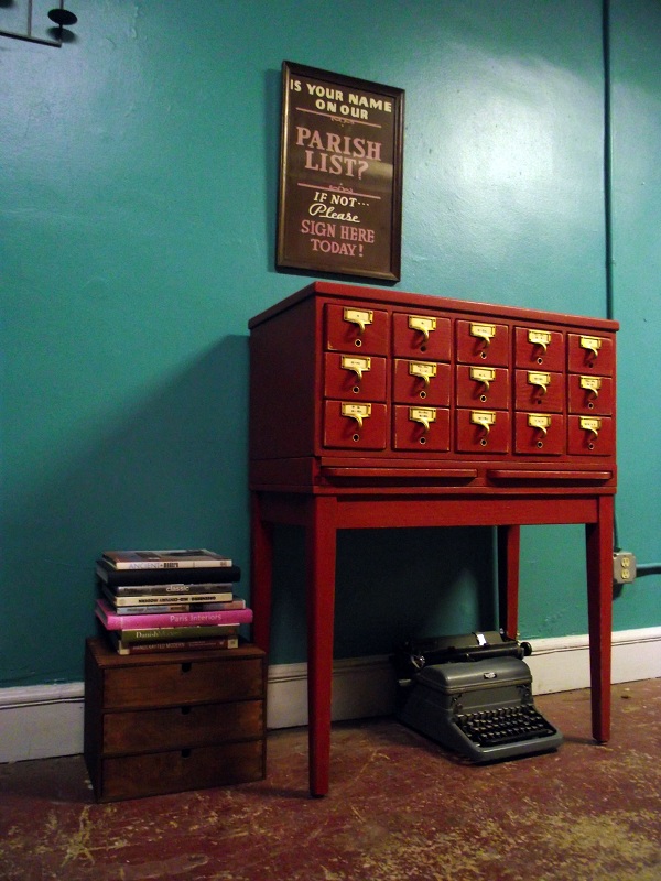 How to make a library card catalog