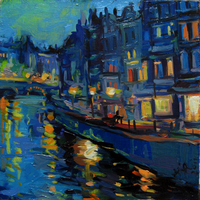 Amsterdam, oil on canvas, 20x20, 2011