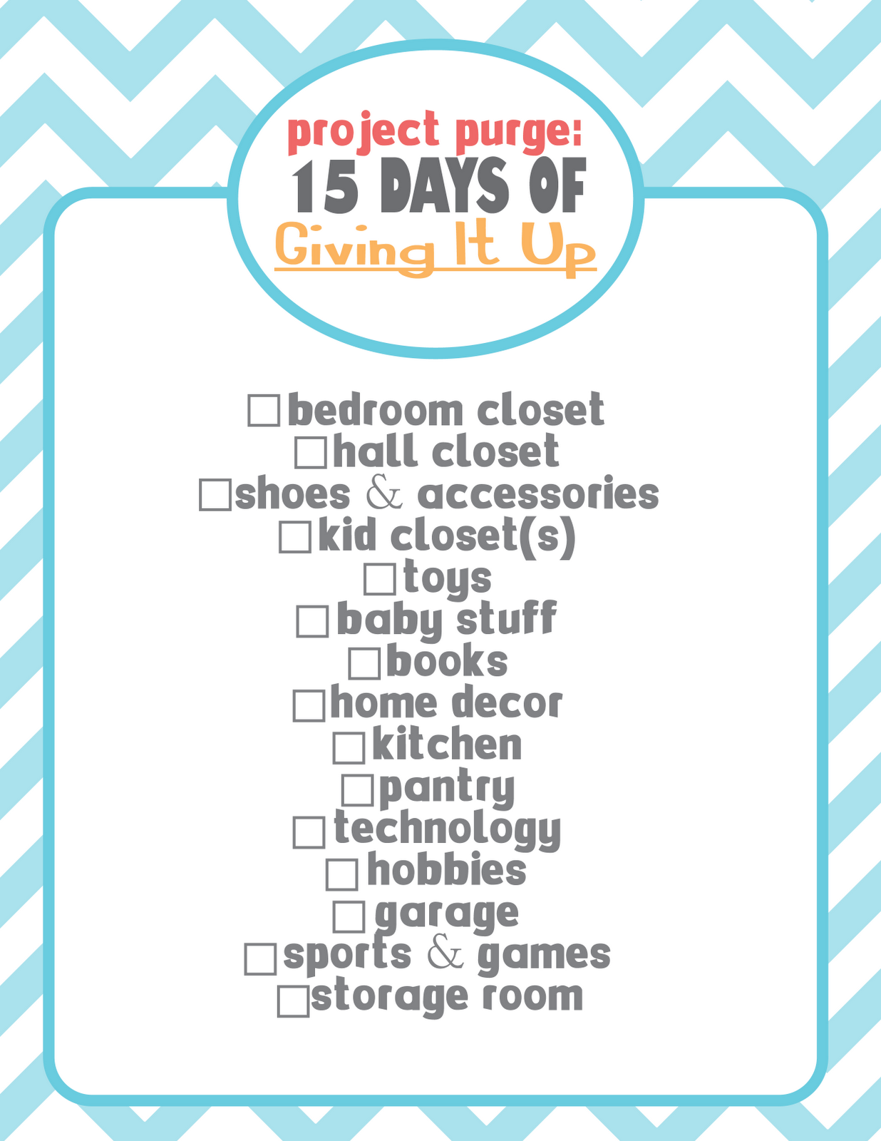 the terpblog Project Purge Putting a Plan in Place