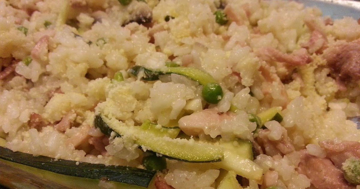 Simple Baking Oven Baked Chicken Risotto ( healthy and lazy version)