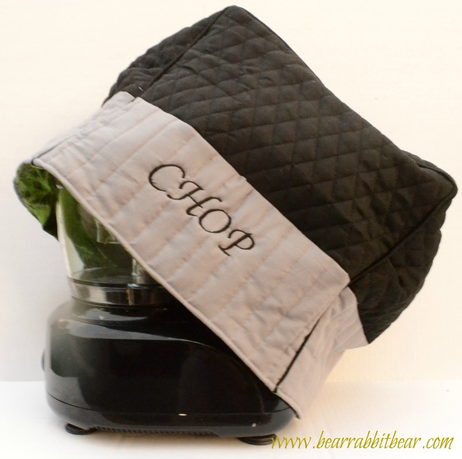 Quilted Food Processor Cover Tutorial