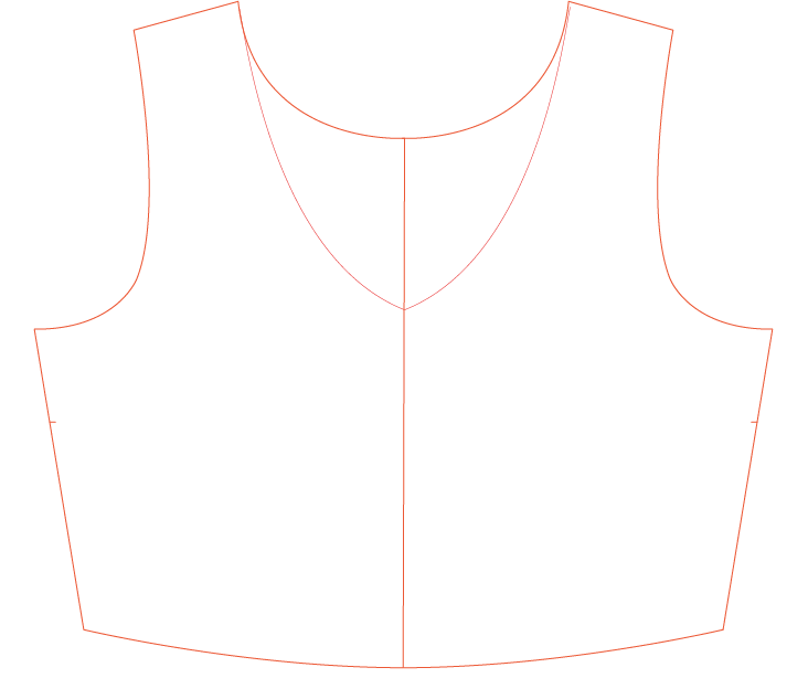 1 Puddle Lane MiSS RUBY TUESDAY DRESS PATTERN HACK 1 Cross Over Bodice