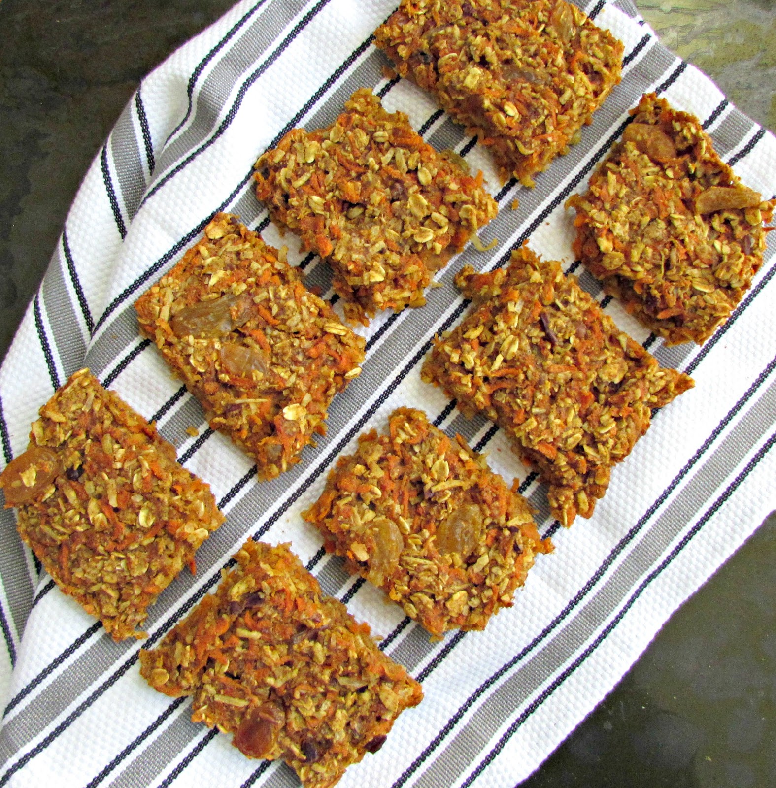 Chicago Jogger Flourless Carrot Cake Oat Bars