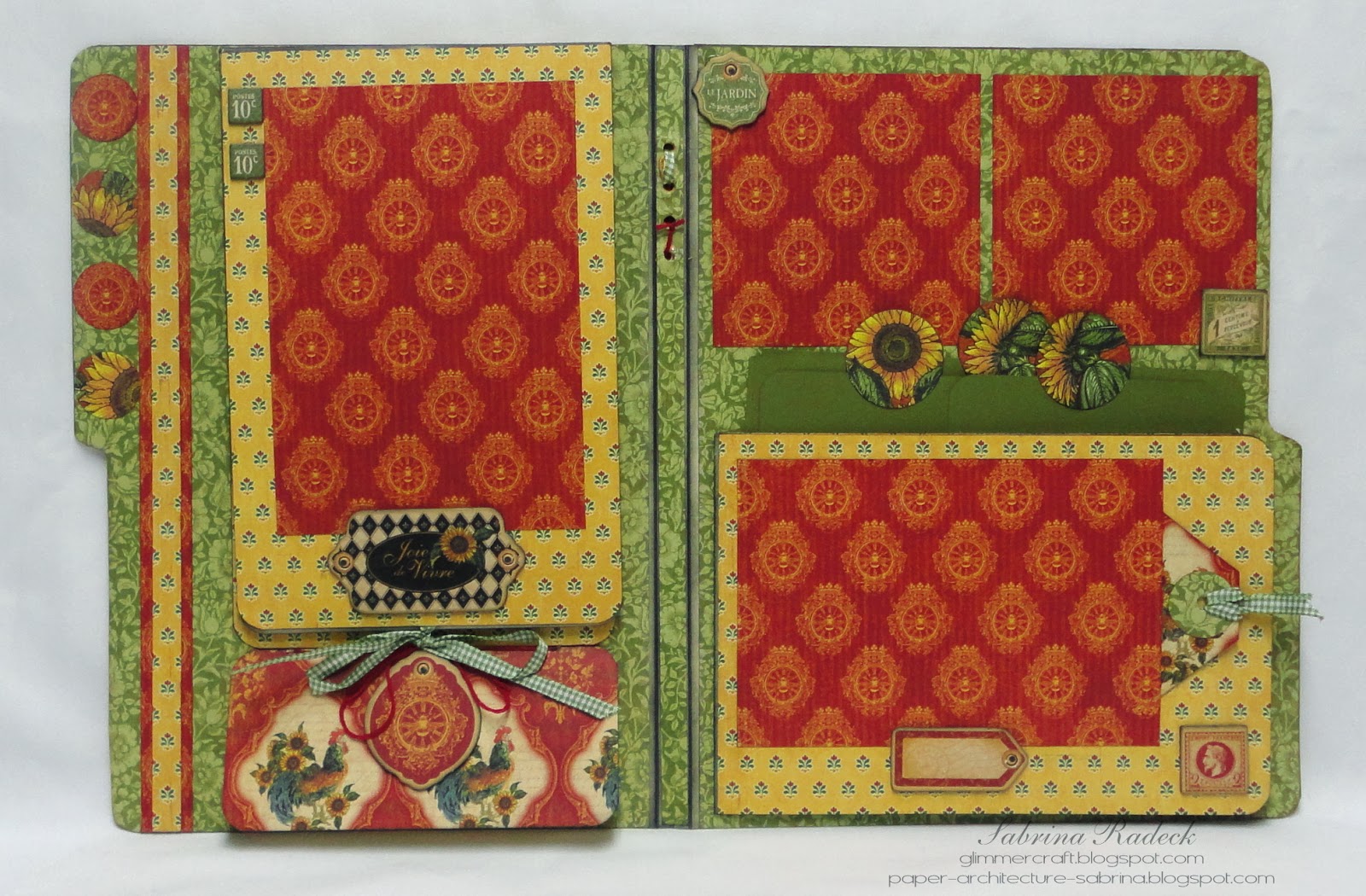 Aspiring to Creativity File Folder Scrapping II Instructions