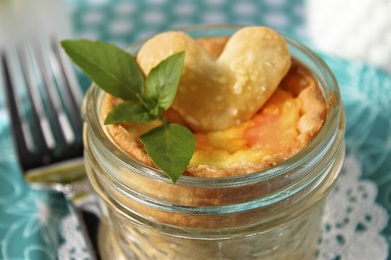 Quiche in a Jar 2 With a Pastry Crust The Café Sucre Farine