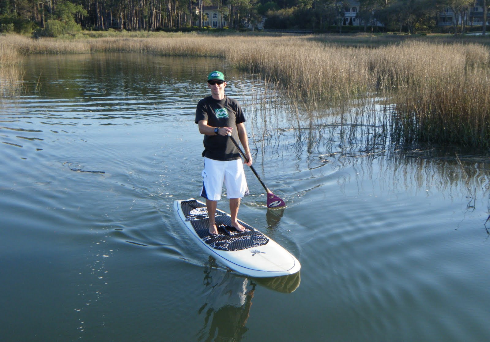 Atlantic Paddle Surfing Late afternoon paddle.Broad Creek..