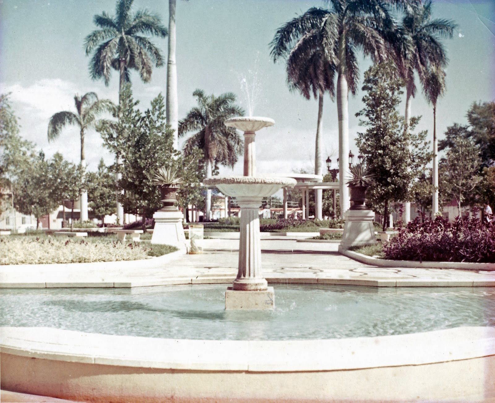 El Parque de Santiago de las Vegas, Habana, Cuba. 1950s 1960s 1970s