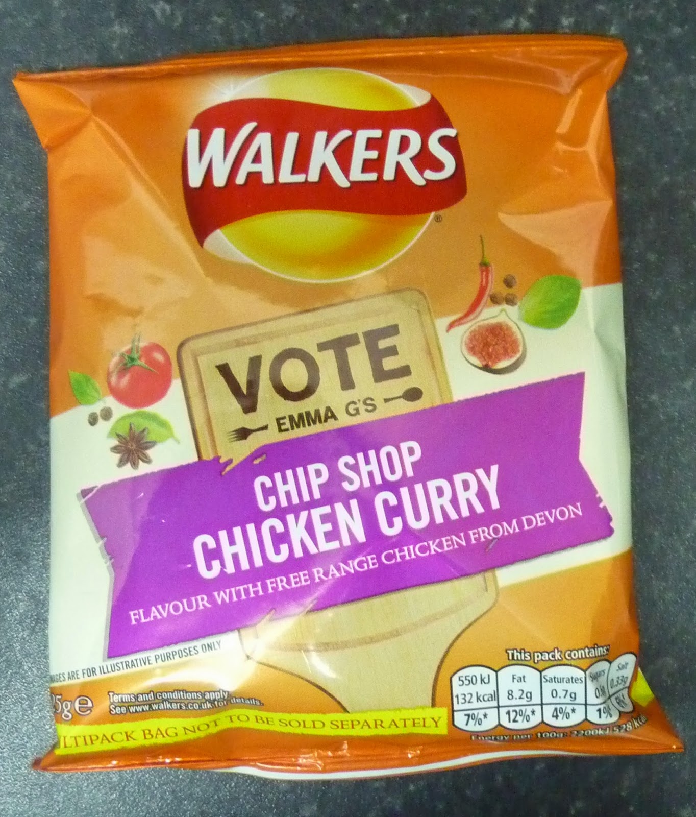 Something to look forward to Walkers Emma G's Chip Shop Chicken Curry