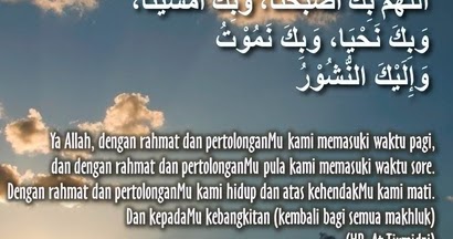 Mau Tahu Bacaan Doa Pagi Dan Sore Hari Muslim Wajib Tahu 1001 Doa Islami