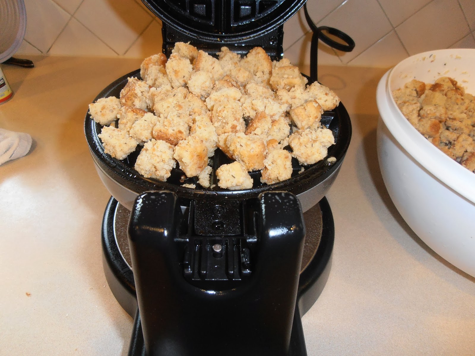 I Can't Believe It's GlutenFree Stuffing Waffles