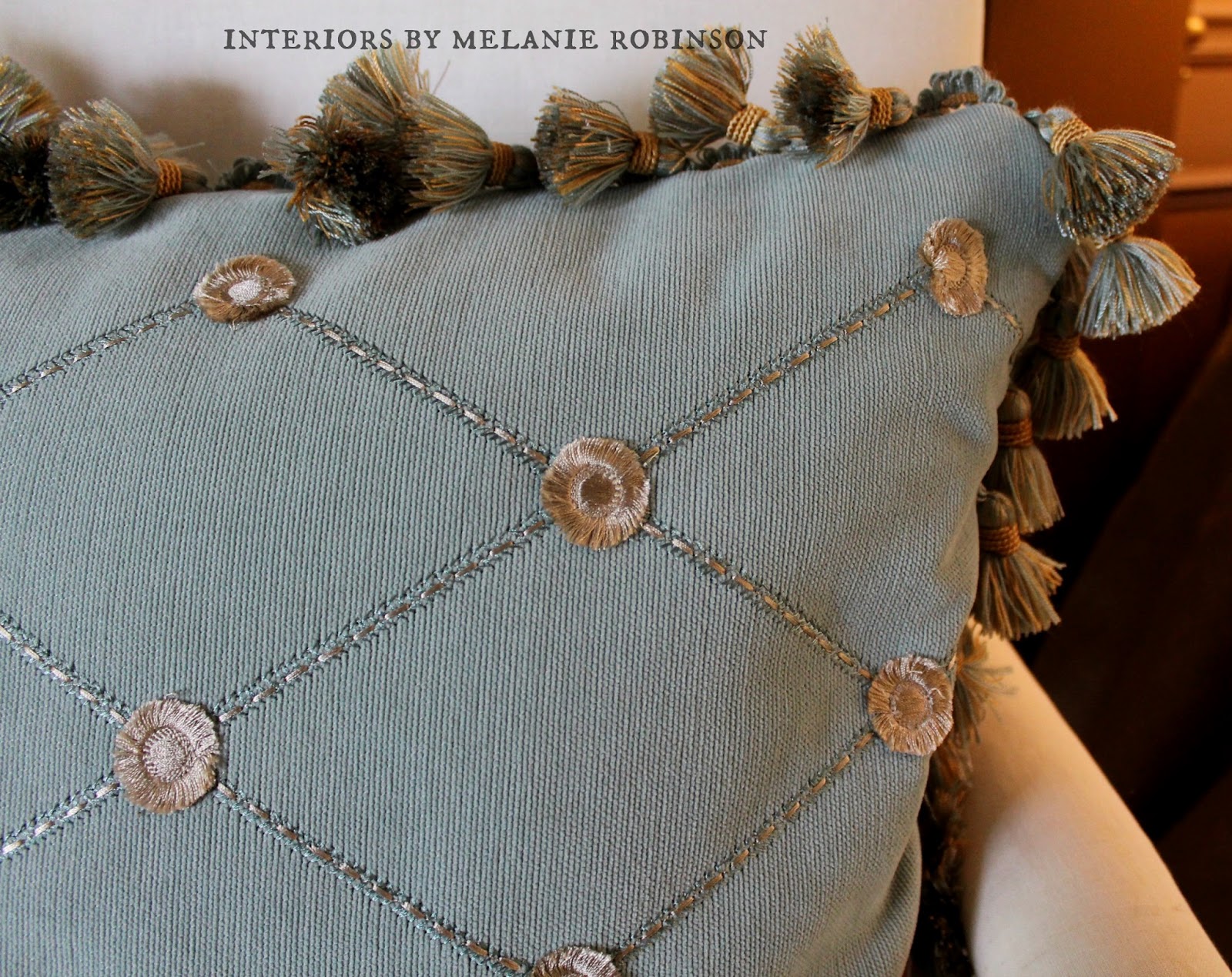 How to Make a Throw Pillow with Fringe