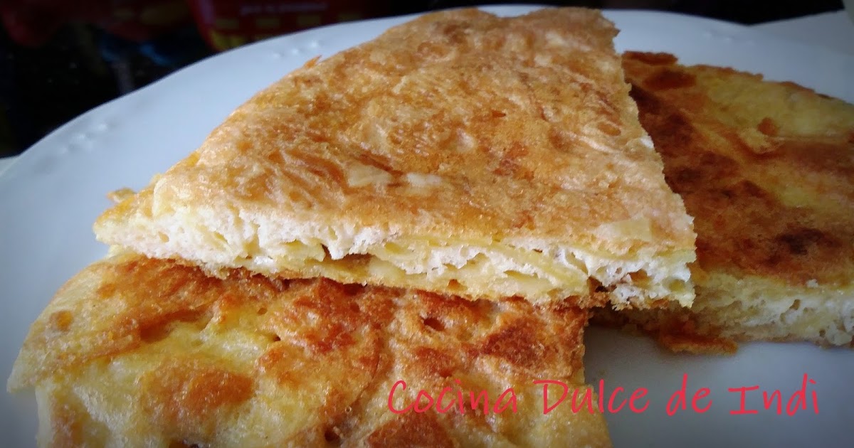 Cocina Dulce de Indi TORTILLA DE PAPAS DE BOLSA